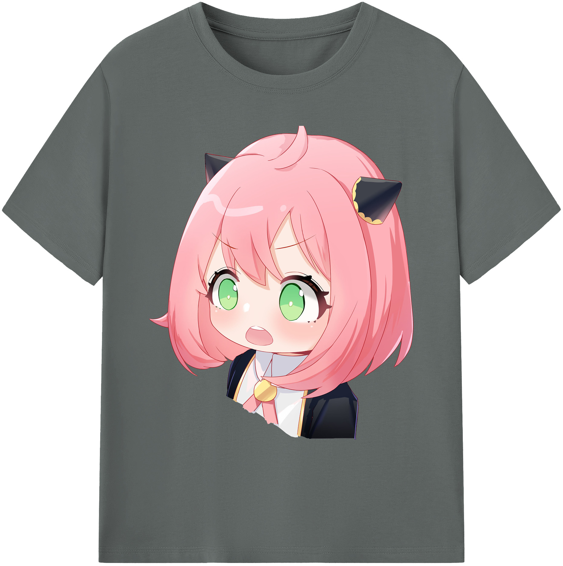 （画像用） SPY×FAMILY间谍家家酒 綿100％ メンズ半袖Tシャツ｜肌触りやわらか＆通気性